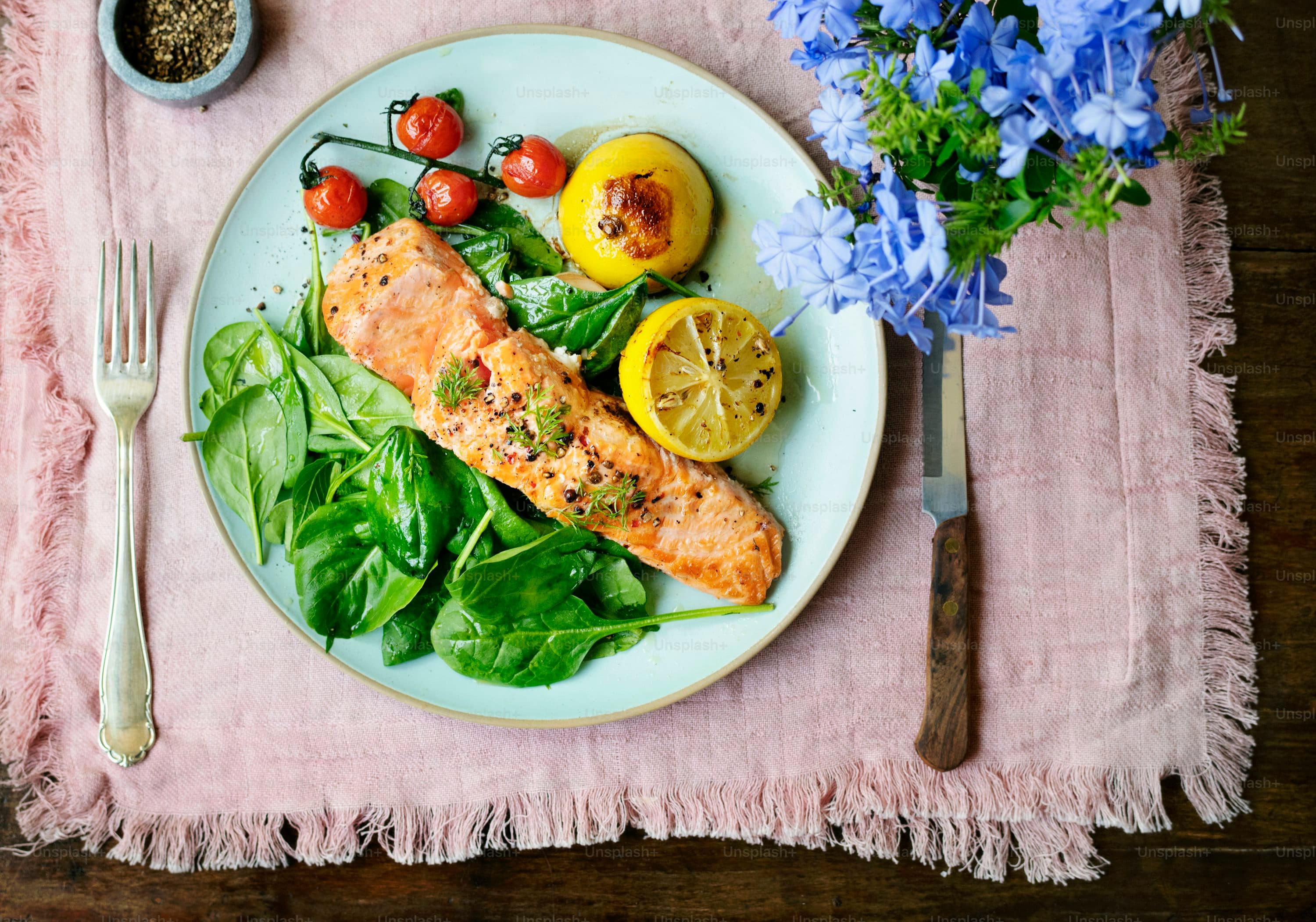 Grilled Salmon Bowl